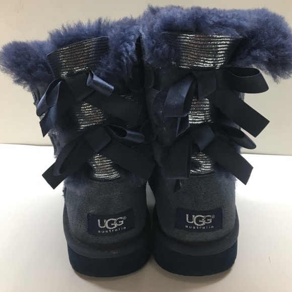 UGG Bailey Bow Shimmer Boots, #1004795Y - Picture 6 of 8